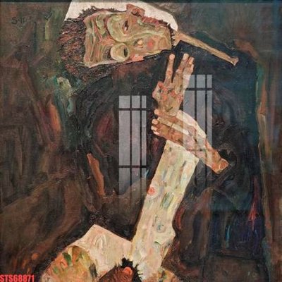 Download file gốc Tranh sơn dầu phương tây tổng hợp STS68871 (in mica) trong suốt