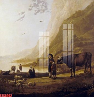 File gốc Tranh sơn dầu phương tây tổng hợp STS6902 (trang trí) phòng làm việc