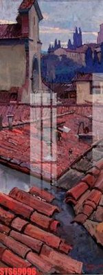 File gốc Tranh sơn dầu phương tây tổng hợp STS69096 (in lụa) trang trí tường