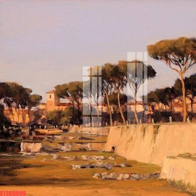 File in mica Tranh sơn dầu phương tây tổng hợp STS69099 (ảnh gốc) đẹp