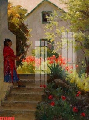 File gốc Tranh sơn dầu phương tây tổng hợp STS69116 (in mica) cắt laser