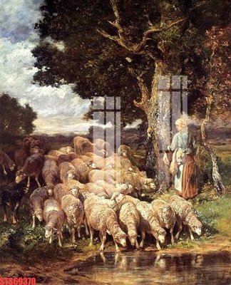 File tranh gốc Tranh sơn dầu phương tây tổng hợp STS69370 (bản quyền) file PSD