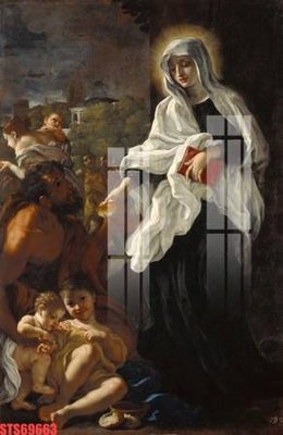 File gốc in tráng gương Tranh sơn dầu phương tây tổng hợp STS69663 chi tiết