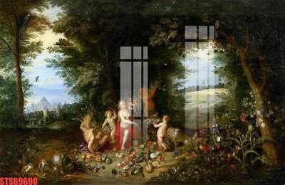 Download file gốc Tranh sơn dầu phương tây tổng hợp STS69690 (in lụa) nghệ thuật