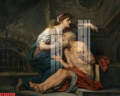 Ảnh mô tả file gốc in mica Tranh sơn dầu phương tây tổng hợp STS69799