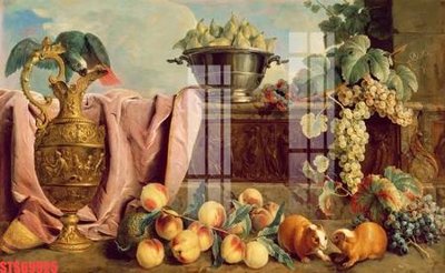 File PSD Tranh sơn dầu phương tây tổng hợp STS69925 (gốc) cho in quảng cáo