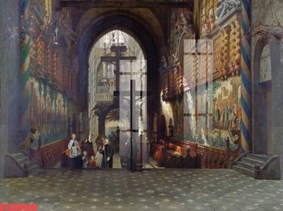 File ảnh Tranh sơn dầu phương tây tổng hợp STS69938 (gốc) in decal dán tường