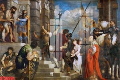 Cung cấp file tranh gốc Tranh sơn dầu phương tây tổng hợp STS6994 độc quyền