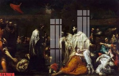 File in trần Tranh sơn dầu phương tây tổng hợp STS70018 (bản gốc) phong cảnh