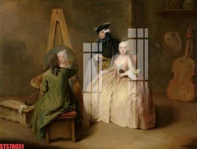 File tranh quảng cáo Tranh sơn dầu phương tây tổng hợp STS70051 (download file gốc)