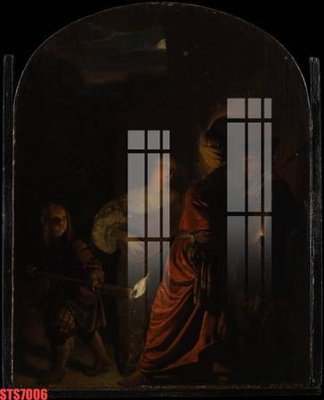 Hình ảnh file gốc Tranh sơn dầu phương tây tổng hợp STS7006 cho in UV