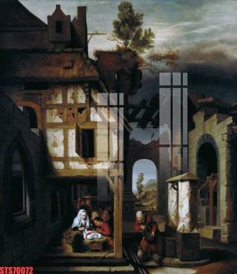 Download file gốc Tranh sơn dầu phương tây tổng hợp STS70072 (in mica) trang trí