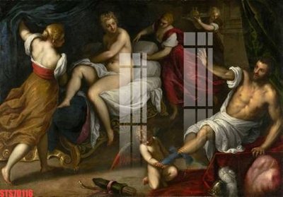 File ảnh gốc Tranh sơn dầu phương tây tổng hợp STS70116 không vỡ nét