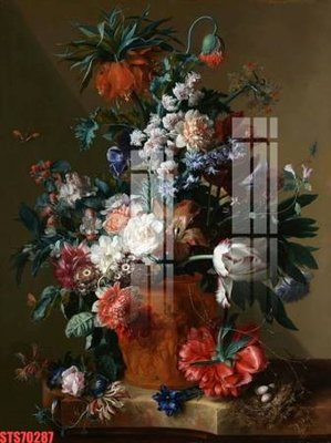File gốc Tranh sơn dầu phương tây tổng hợp STS70287 (in lụa) tranh thuận buồm
