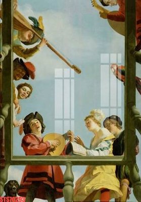 Hình ảnh file gốc in trần nhà Tranh sơn dầu phương tây tổng hợp STS70293