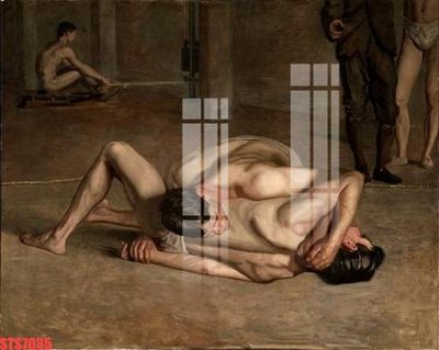 File in trần Tranh sơn dầu phương tây tổng hợp STS7035 (bản gốc) 5D