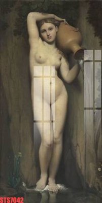 File tranh Tranh sơn dầu phương tây tổng hợp STS7042 (bản gốc) in lụa 3D