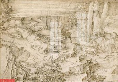 Ảnh gốc Tranh sơn dầu phương tây tổng hợp STS70436 (độ nét cao) in tráng gương