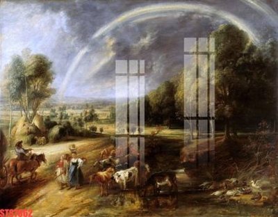 File gốc Tranh sơn dầu phương tây tổng hợp STS7062 (cho in UV) siêu nét