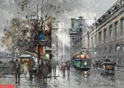 File tranh ảnh gốc Tranh sơn dầu phương tây tổng hợp STS7064 dùng cho in khổ lớn