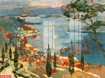 File gốc Tranh sơn dầu phương tây tổng hợp STS7119 (ảnh rõ nét) để in