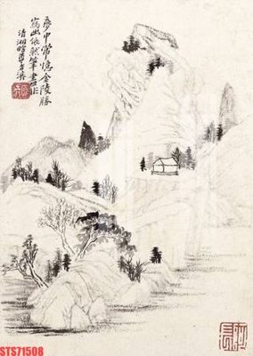 File PSD Tranh sơn dầu phương tây tổng hợp STS71508 (gốc) cho designer