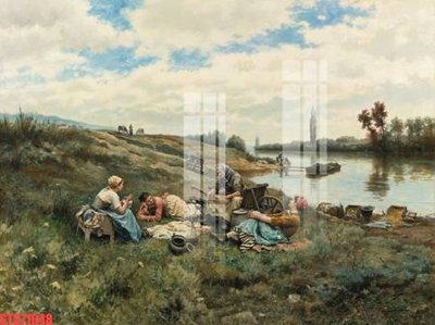 File tranh Tranh sơn dầu phương tây tổng hợp STS71648 (ảnh gốc) in trần nhà