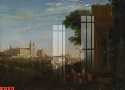 File in ấn chuyên nghiệp Tranh sơn dầu phương tây tổng hợp STS71731 (file gốc)