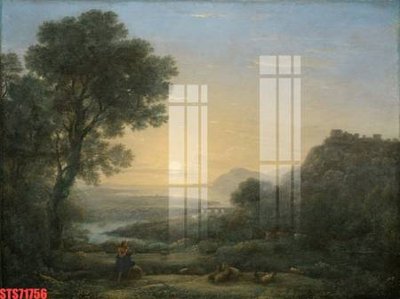 File PSD Tranh sơn dầu phương tây tổng hợp STS71756 (nguyên gốc) chất lượng cao