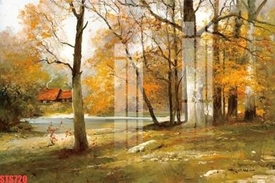 Download file gốc Tranh sơn dầu phương tây tổng hợp STS720 (in mica) trang trí