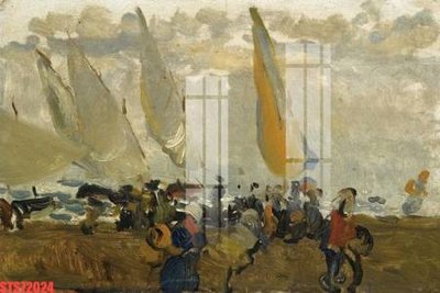 File tranh Tranh sơn dầu phương tây tổng hợp STS72024 (ảnh gốc) in trần xuyên sáng