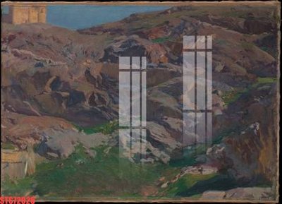 File in trần Tranh sơn dầu phương tây tổng hợp STS72026 (bản gốc) phong cảnh