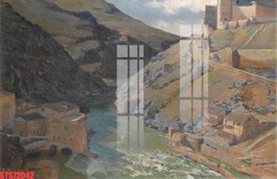 File tranh quảng cáo Tranh sơn dầu phương tây tổng hợp STS72042 (download file gốc)