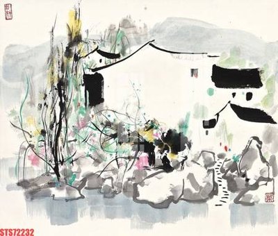 File gốc Tranh sơn dầu phương tây tổng hợp STS72232 (vector) cho in ấn