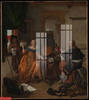 File ảnh Tranh sơn dầu phương tây tổng hợp STS7297 (gốc) in Hiflex