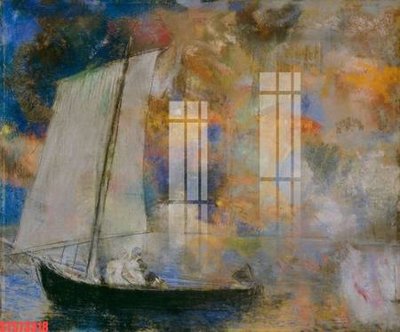 File tranh Tranh sơn dầu phương tây tổng hợp STS73318 (gốc) in trên kính