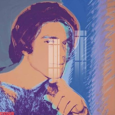 File tranh Tranh sơn dầu phương tây tổng hợp STS73370 (bản gốc) in lụa dán tường