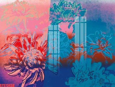 File in trần Tranh sơn dầu phương tây tổng hợp STS73438 (bản gốc) bầu trời