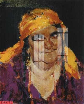 File tranh Tranh sơn dầu phương tây tổng hợp STS73626 (gốc) chủ đề con người