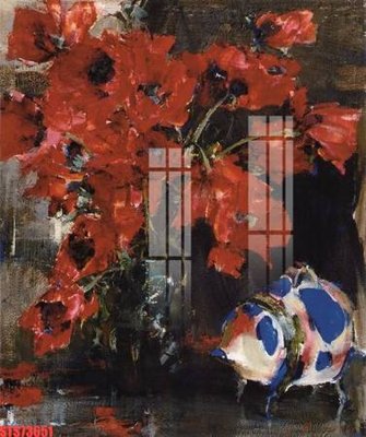 File gốc Tranh sơn dầu phương tây tổng hợp STS73651 (in tráng gương) sang trọng