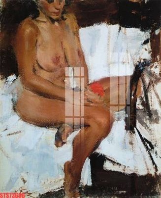 File tranh Tranh sơn dầu phương tây tổng hợp STS73696 (bản gốc) trang trí văn phòng