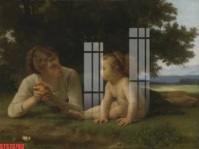 File tranh Tranh sơn dầu phương tây tổng hợp STS73793 (gốc) in backlit film