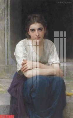 File gốc Tranh sơn dầu phương tây tổng hợp STS73887 (in mica) làm quà tặng