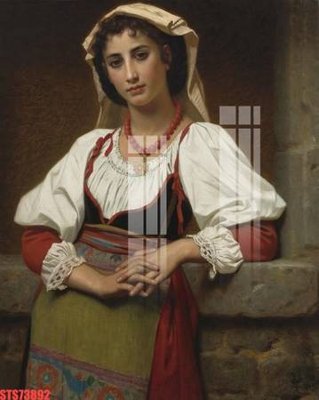 File gốc Tranh sơn dầu phương tây tổng hợp STS73892 (in lụa) cao cấp