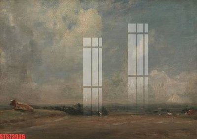 File gốc Tranh sơn dầu phương tây tổng hợp STS73936 (trang trí) cho phòng khách