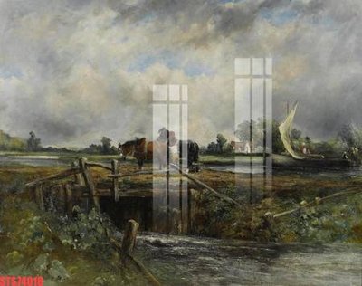 File tranh Tranh sơn dầu phương tây tổng hợp STS74016 (bản gốc) in lụa 5D