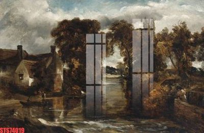 File tranh Tranh sơn dầu phương tây tổng hợp STS74019 (ảnh gốc) in trần 3D