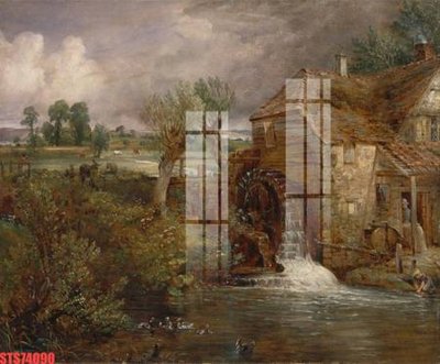 Download file gốc Tranh sơn dầu phương tây tổng hợp STS74090 (in mica) 3D