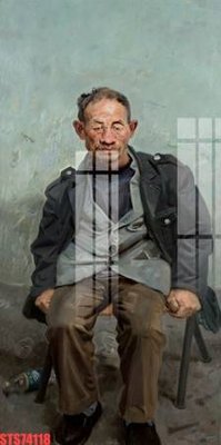 File gốc Tranh sơn dầu phương tây tổng hợp STS74118 (in mica) làm bảng hiệu