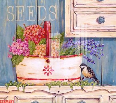 File tranh in trần 3D Tranh sơn dầu phương tây tổng hợp STS74281 (ảnh gốc)